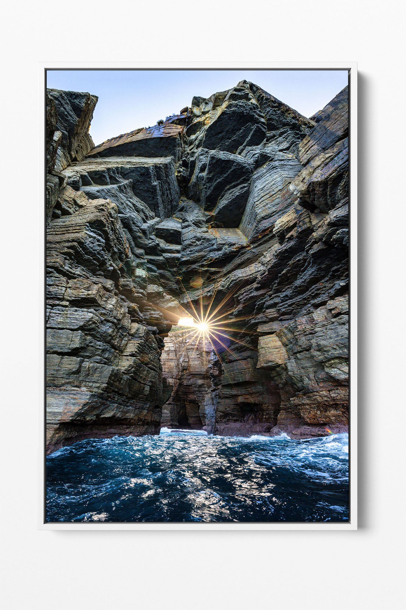 Sea Cave Sun Star Vertical | Jervis Bay