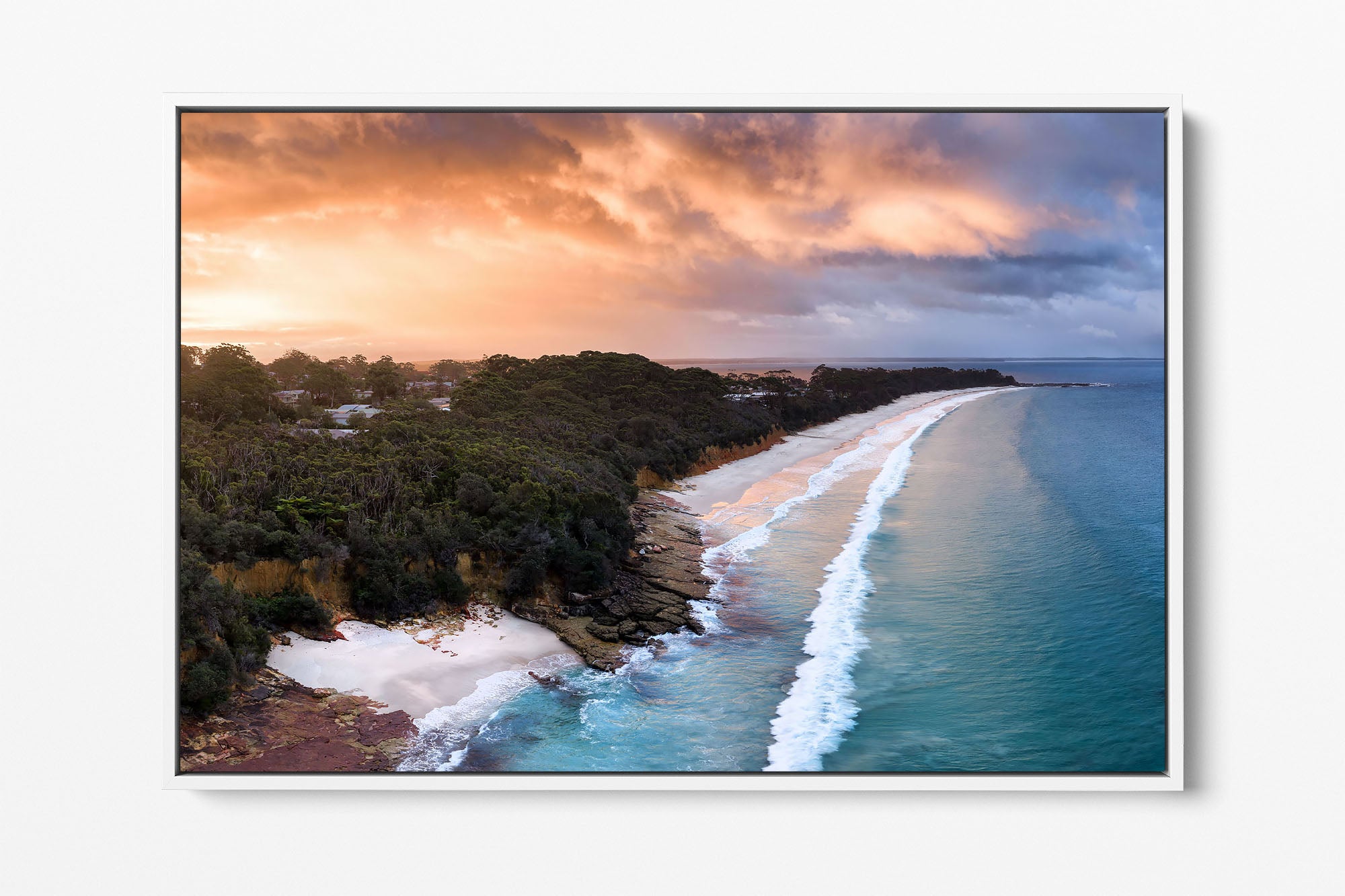 Nelsons Beach Stormy Sunset | Jervis Bay
