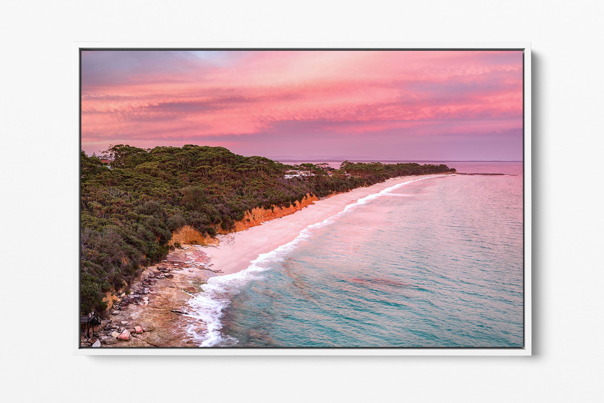 Sunset Pastel Hues Nelsons Beach Jervis Bay