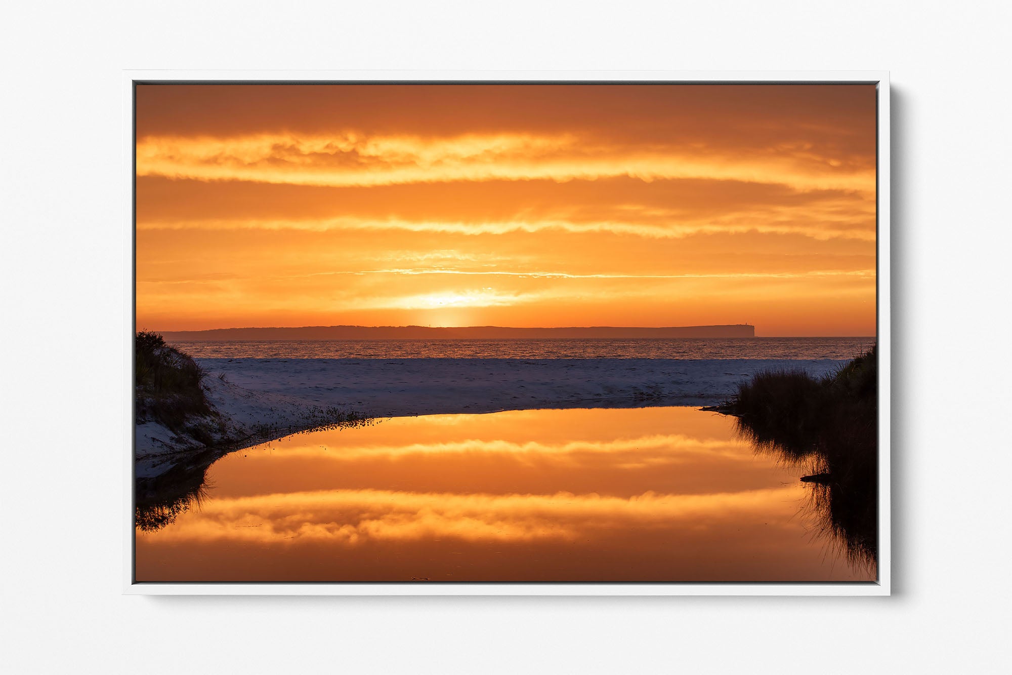 Sunrise Reflections Greenfield Beach Jervis Bay