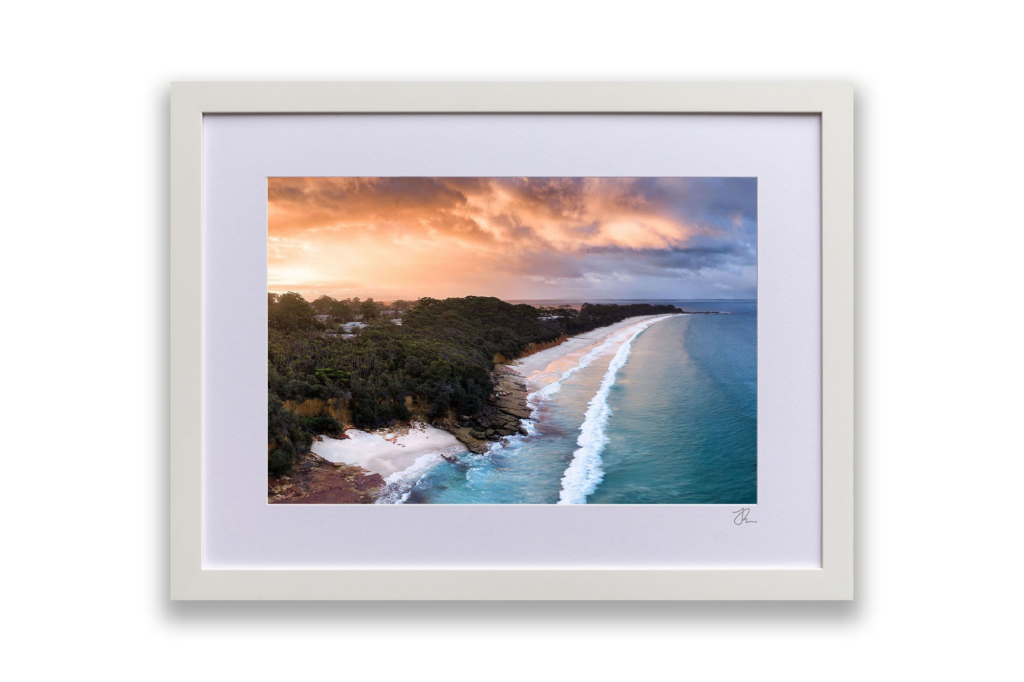 Nelsons Beach Stormy Sunset | Jervis Bay