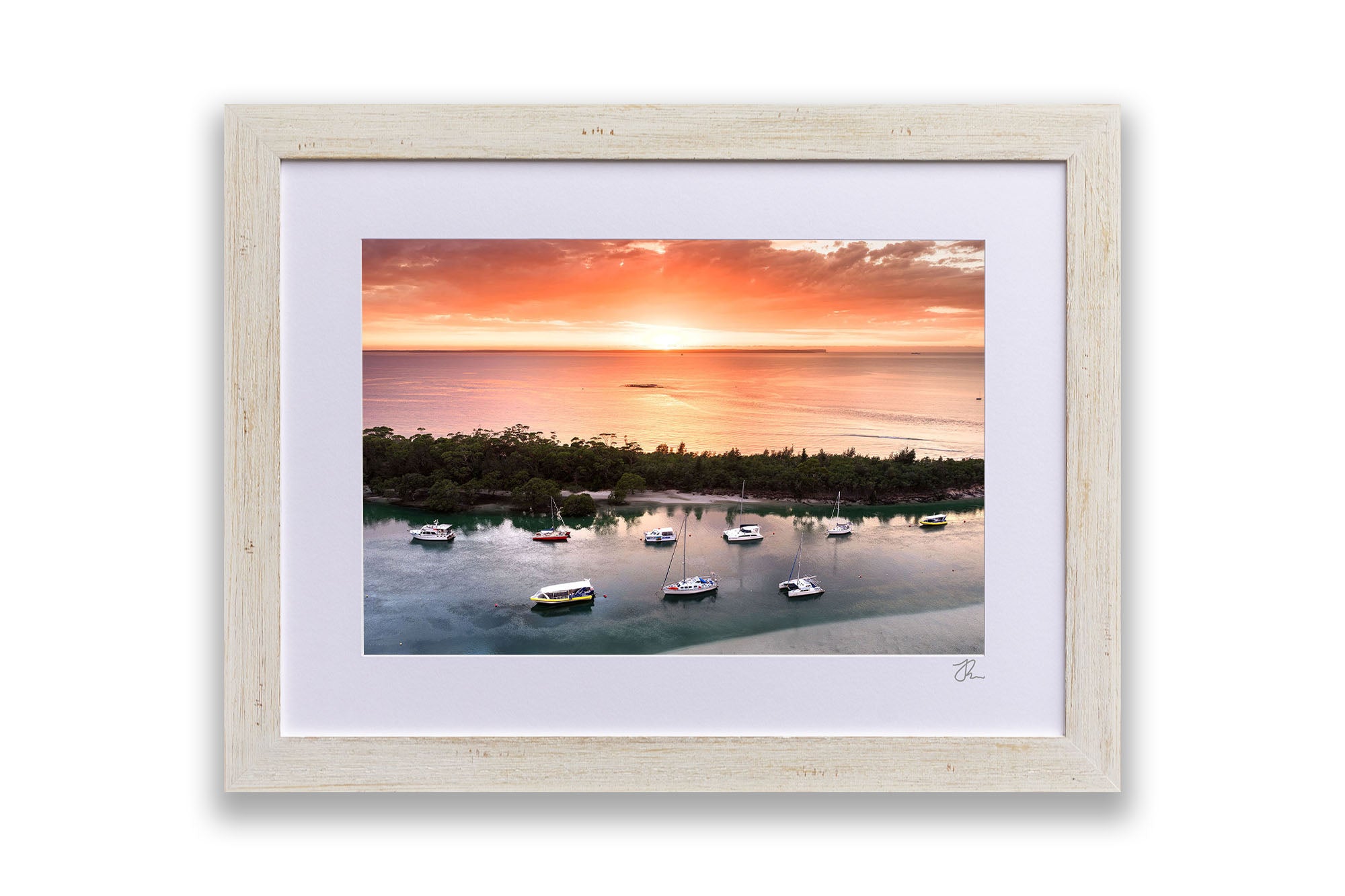 Currambene Creek Boats Sunrise | Jervis Bay