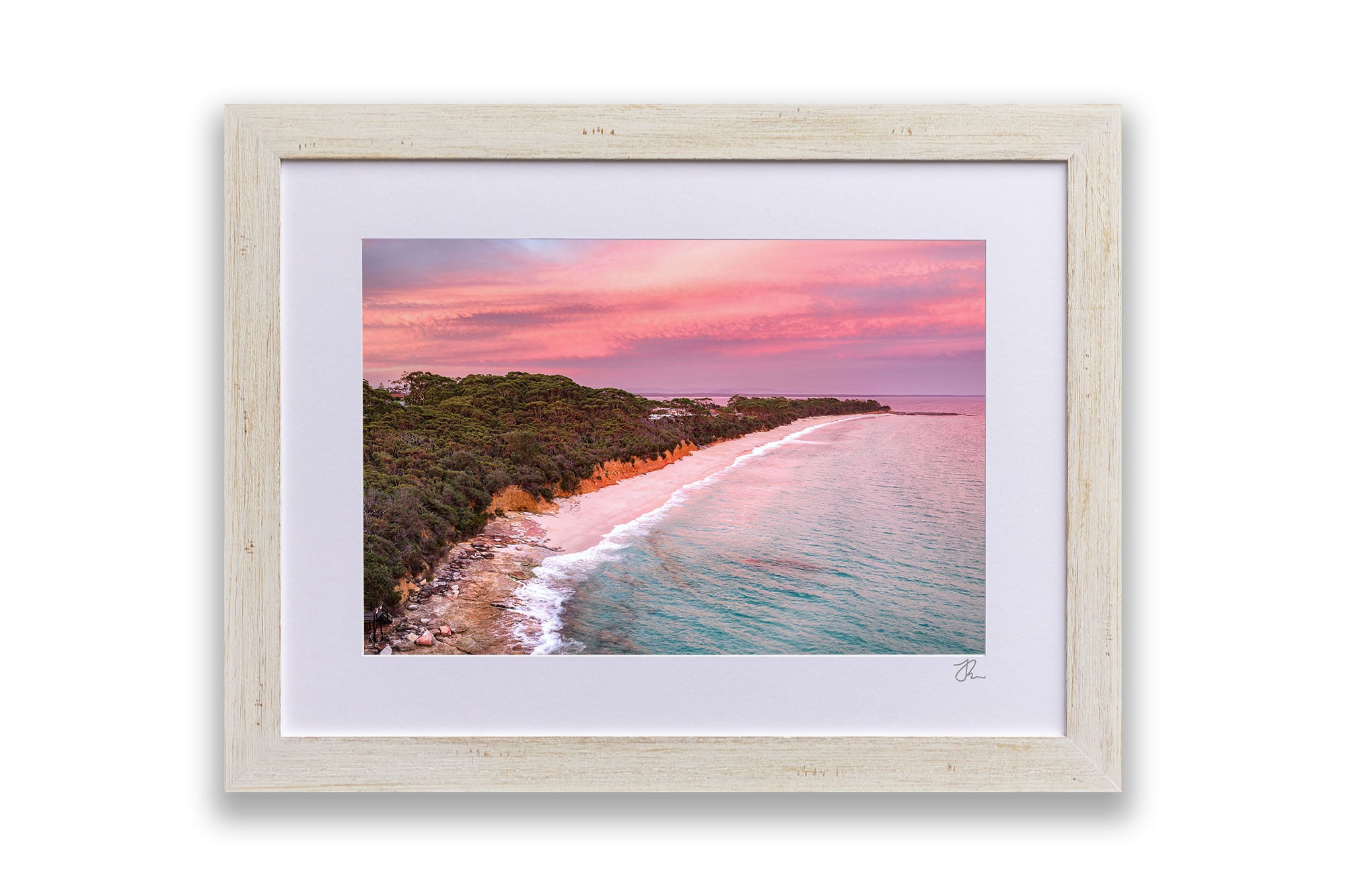 Sunset Pastel Hues Nelsons Beach Jervis Bay