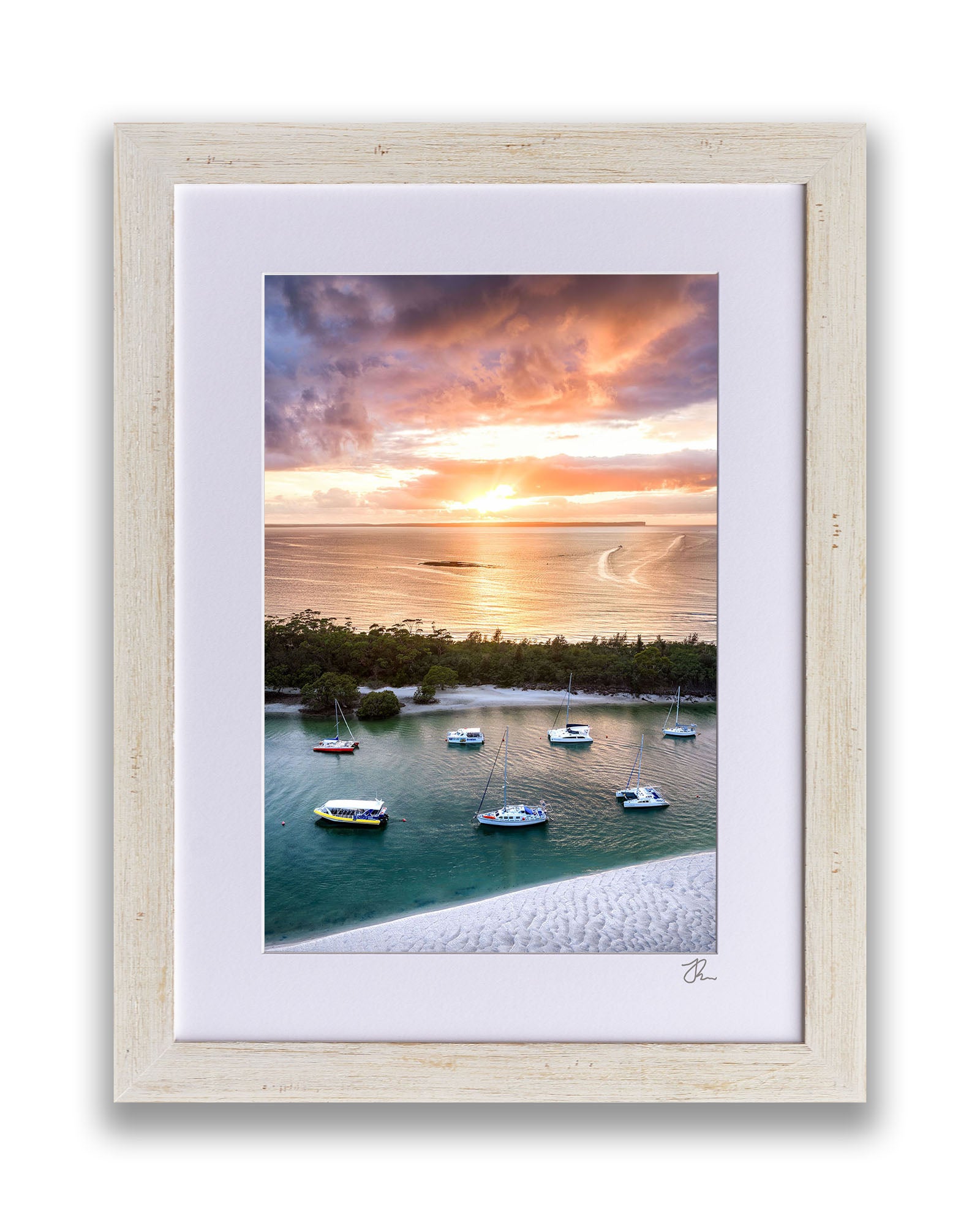 Boats in The Creek Sunrise Huskisson | Jervis Bay