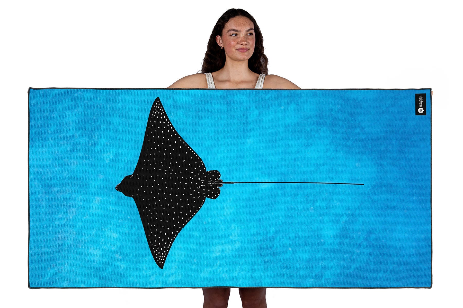 Spotted Eagle Ray Great Barrier Reef - Beach Towel