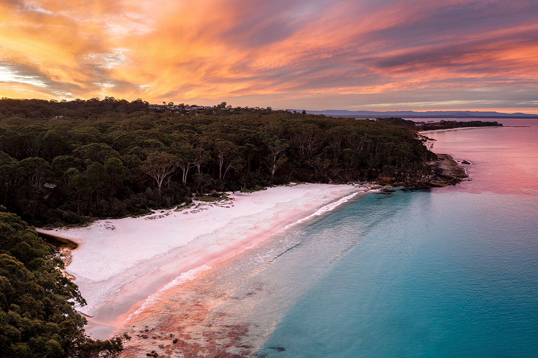 Fire in the Sky Greenfield Beach | Jervis Bay