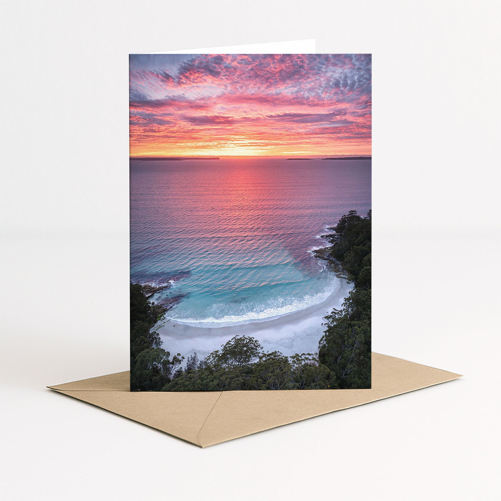 Jervis Bay Sunrises Greeting Card 4x Pack