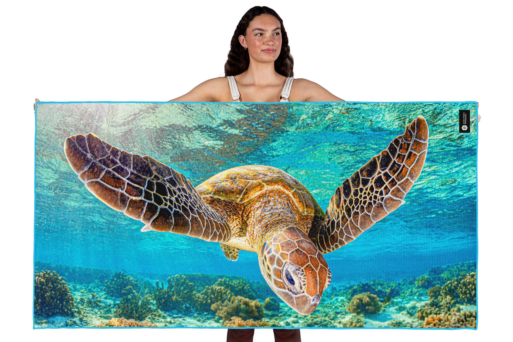 Flying Turtle - Beach Towel
