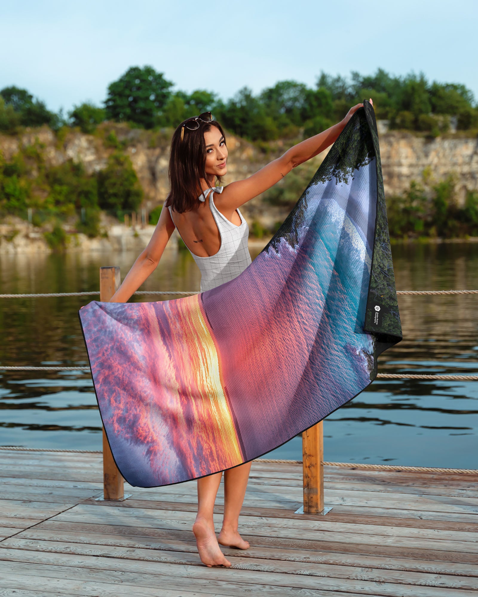 Dreamy Mornings Blenheim Beach Jervis Bay - Beach Towel