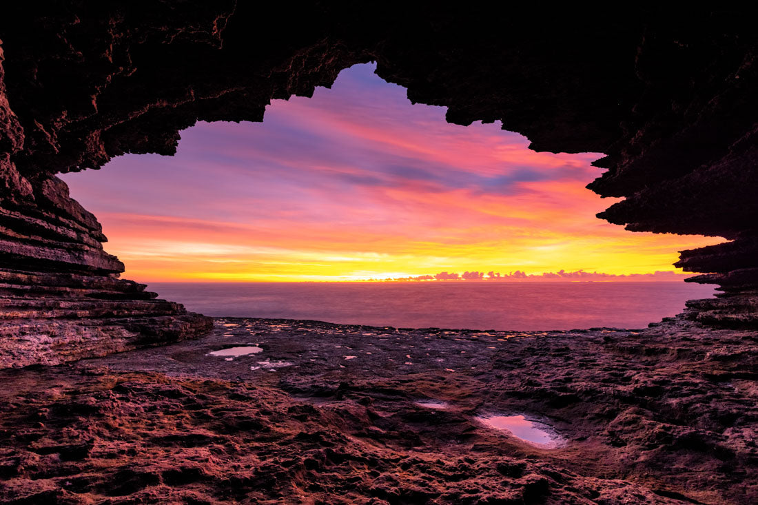 Sea Cave Sunrise